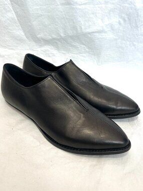 Maria Cornejo shoes IT 36.5 6.5 womens black leather pointed slit Kiara oxford